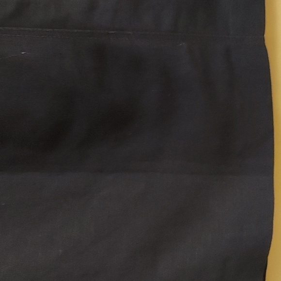 TAHARI ASL Classic Navy Blue Linen Blend Sleeveless Fully Lined Dress - Picture 5 of 10